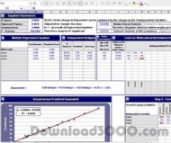 Multiple Regression Forecasting screenshot